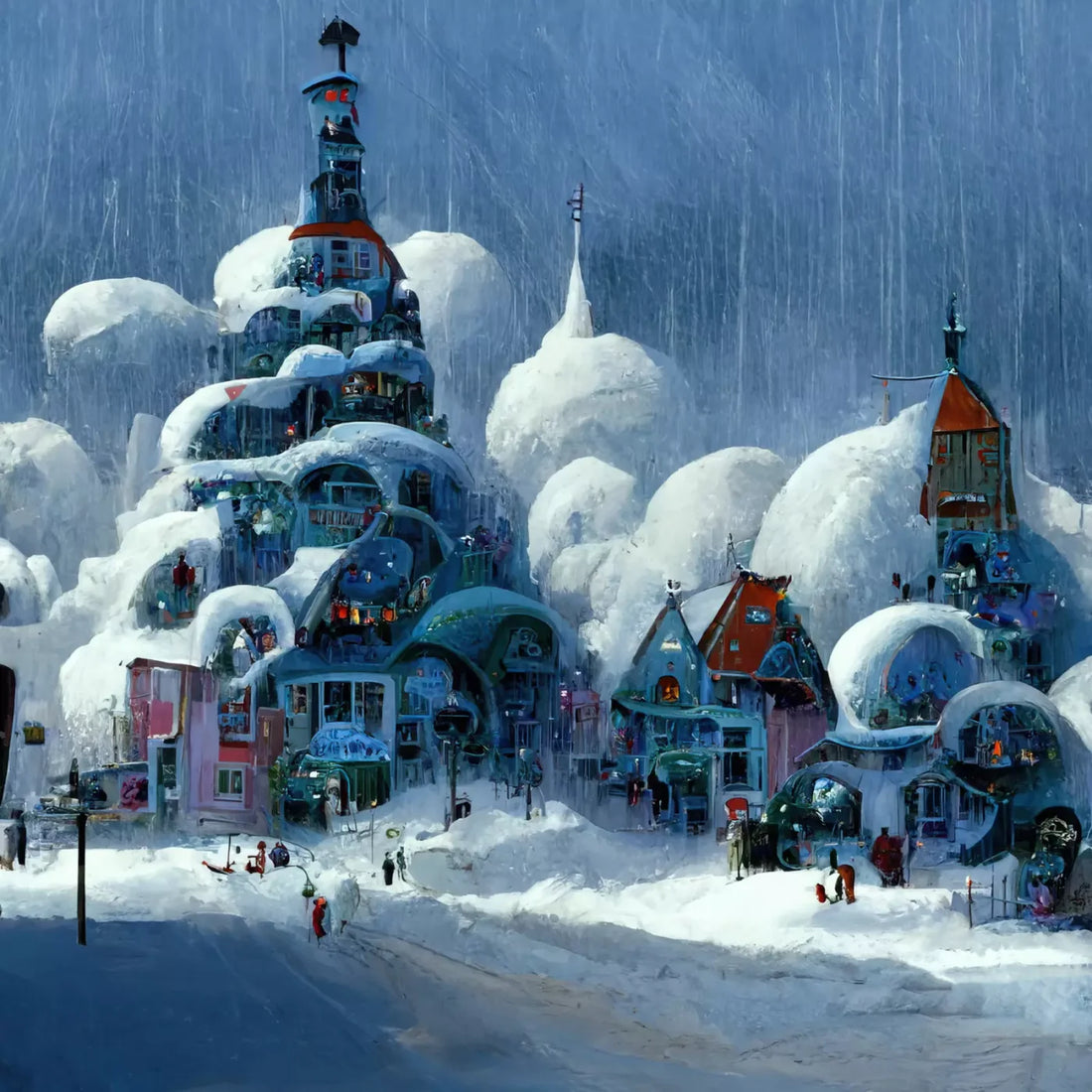 Snowville 10’X10’ Ultracloth (120 X Inch) Backdrop