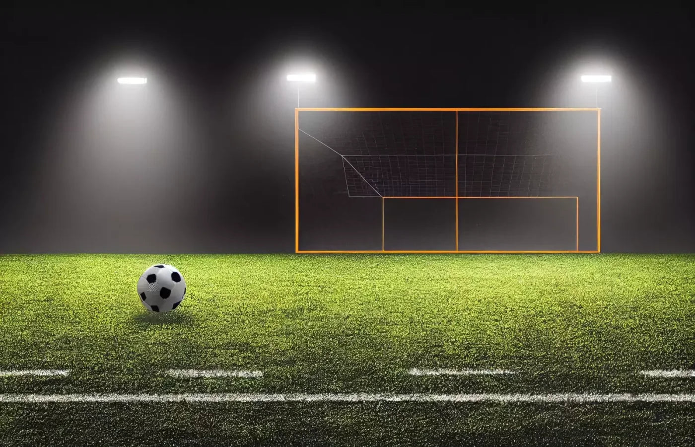 Soccer Night 12X8 Ultracloth ( 144 X 96 Inch ) Backdrop