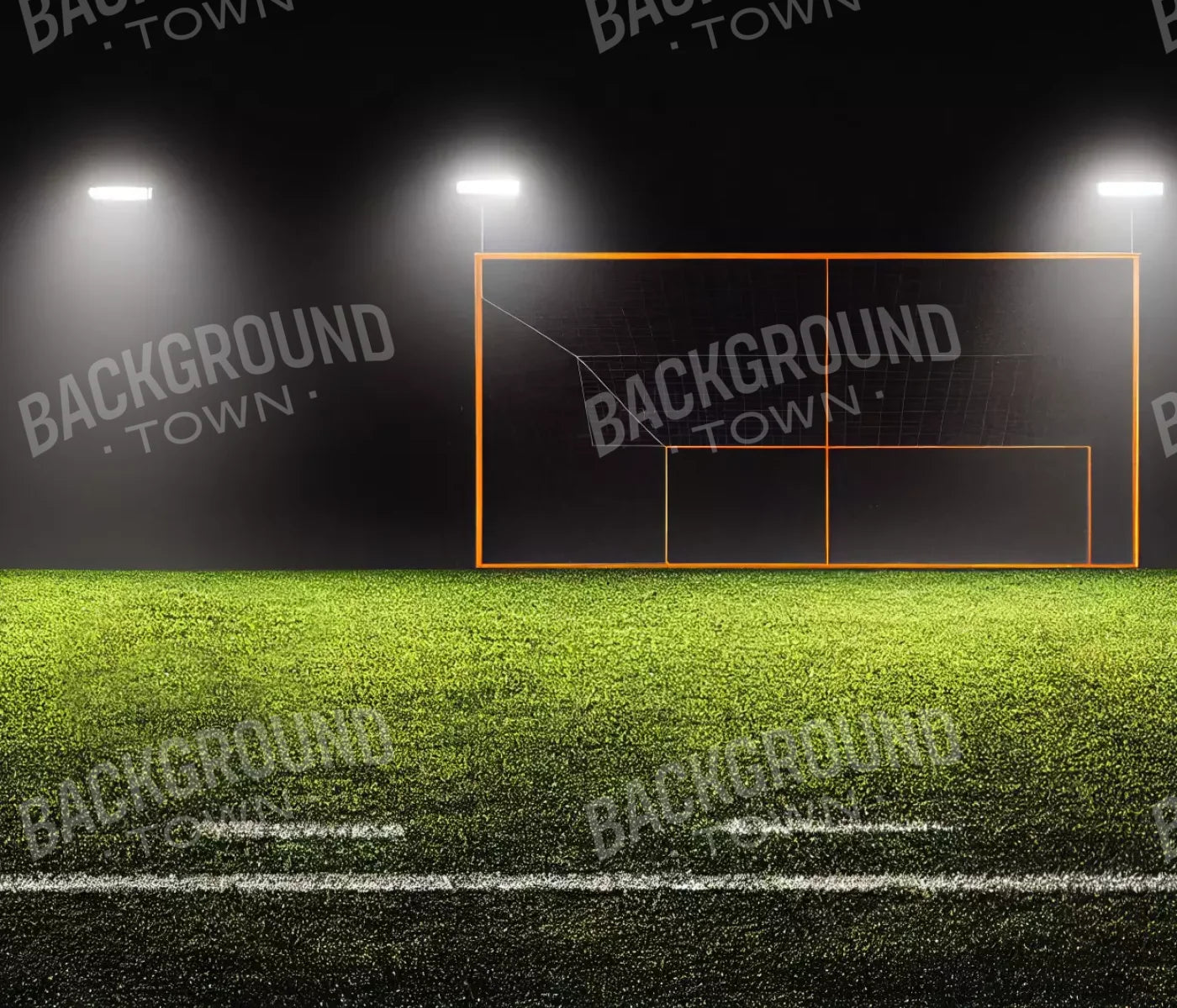 Soccer Night 2 12X10 Ultracloth ( 144 X 120 Inch ) Backdrop