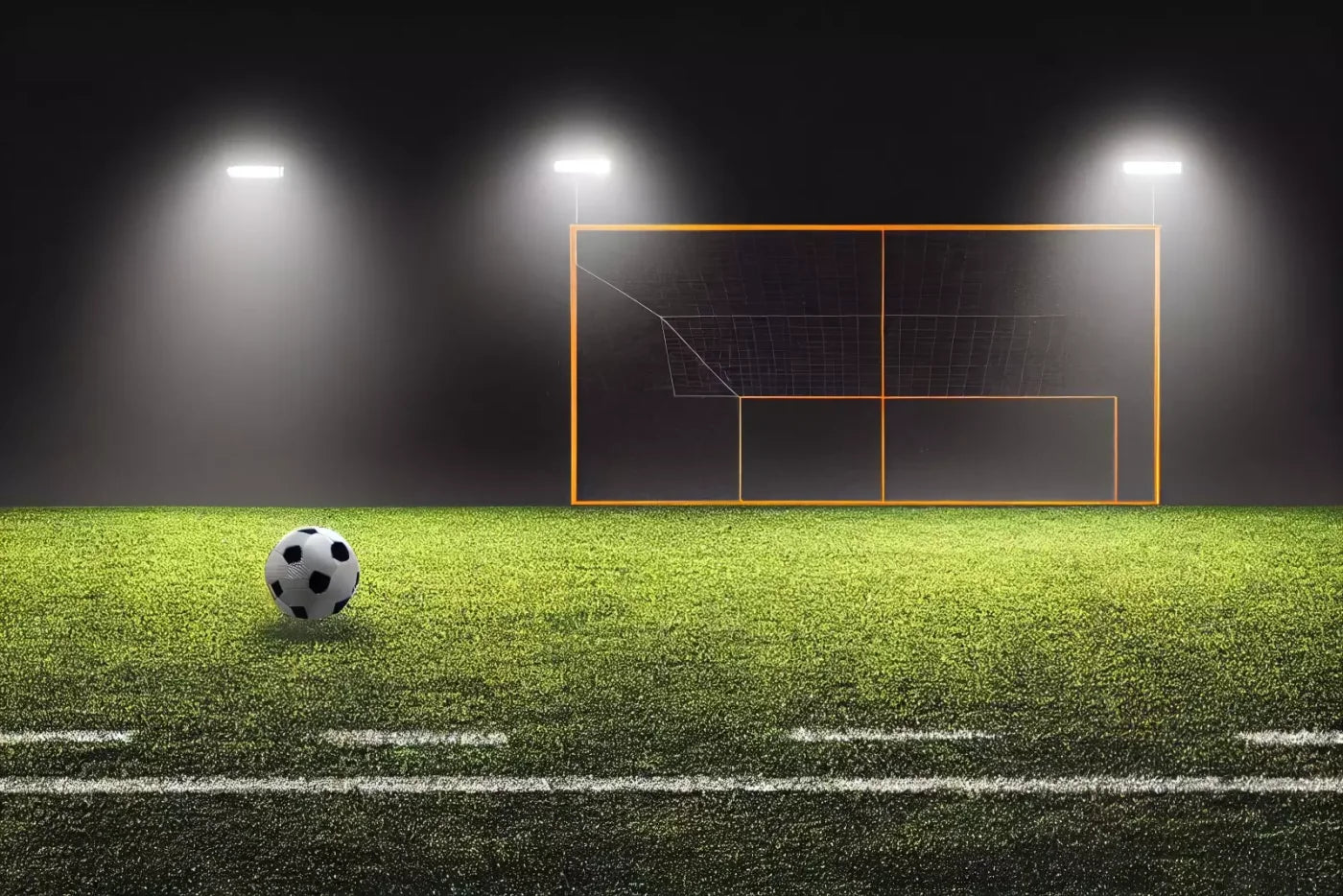 Soccer Night 8X5 Ultracloth ( 96 X 60 Inch ) Backdrop
