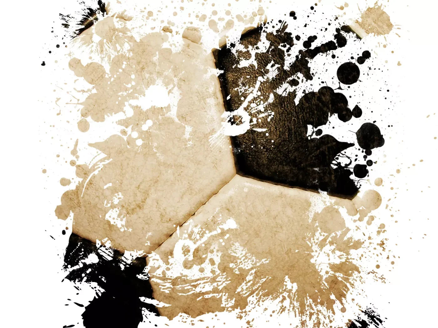 Soccer Splatter 10’X8’ Fleece (120 X 96 Inch) Backdrop