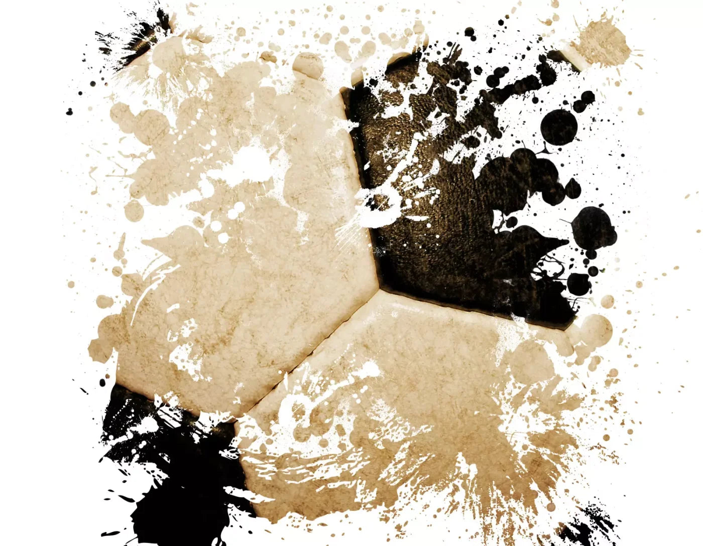 Soccer Splatter 8’X6’ Fleece (96 X 72 Inch) Backdrop