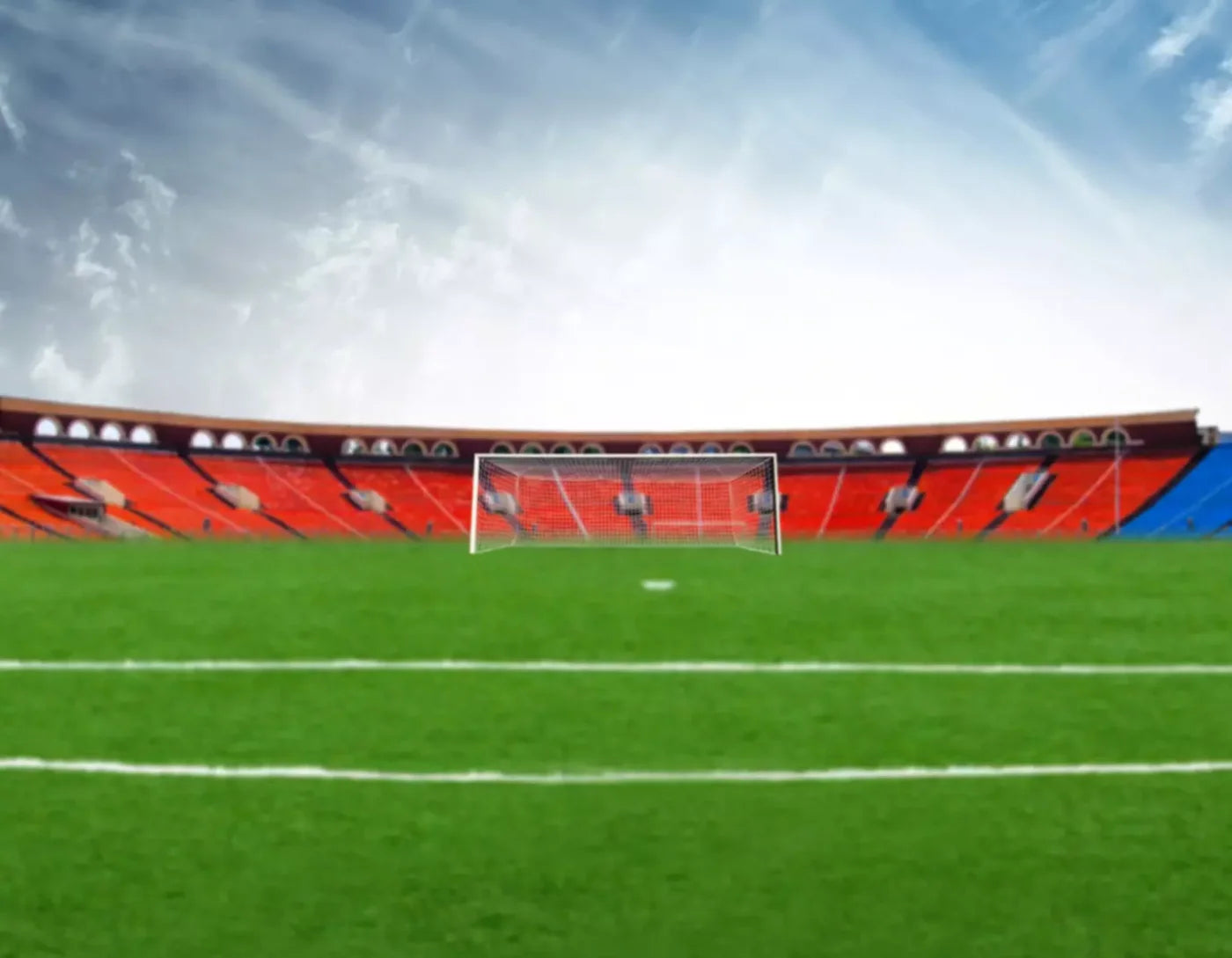 Soccer Stadium 8’X6’ Fleece (96 X 72 Inch) Backdrop