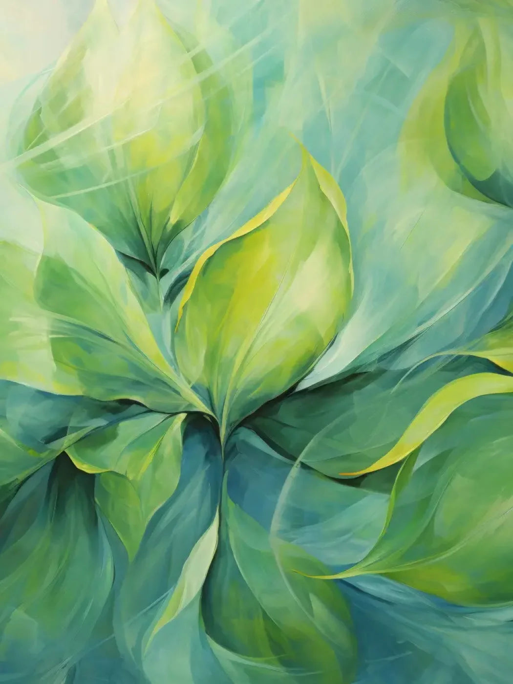 Soft Foliage 6’X8’ Fleece (72 X 96 Inch) Backdrop