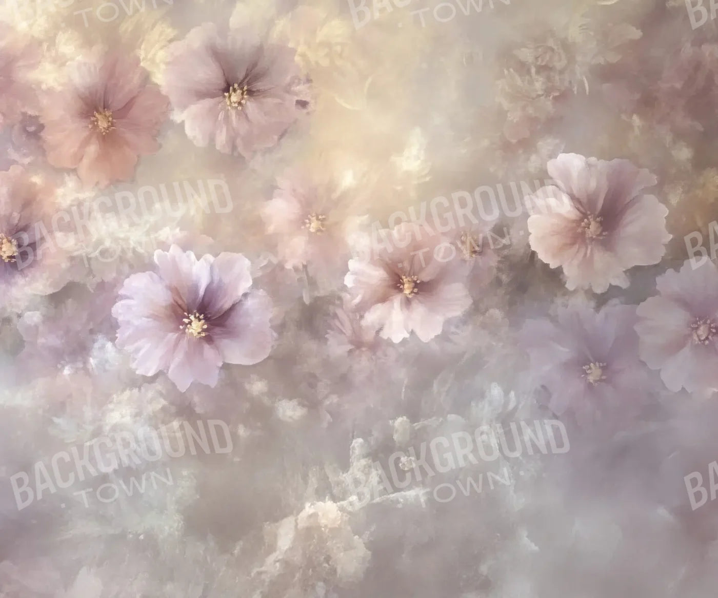 Soft Pink Fine Art Florals 12’x10’ UltraCloth (144 x 120 inch) Backdrop