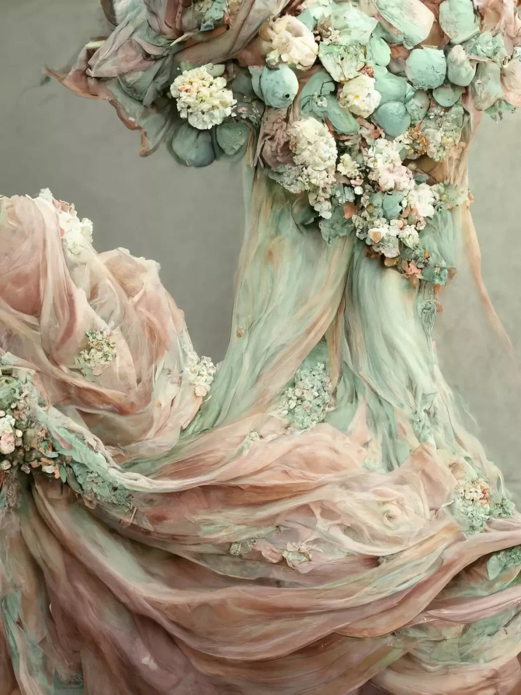 Softly Blushed 5’X6’8’ Fleece (60 X 80 Inch) Backdrop