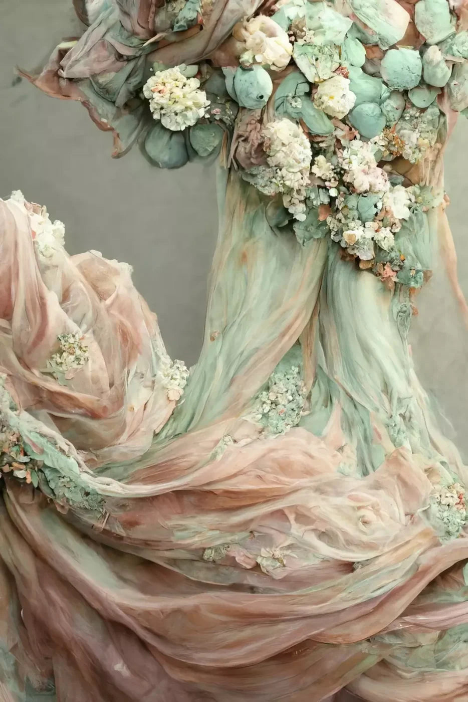 Softly Blushed Backdrop