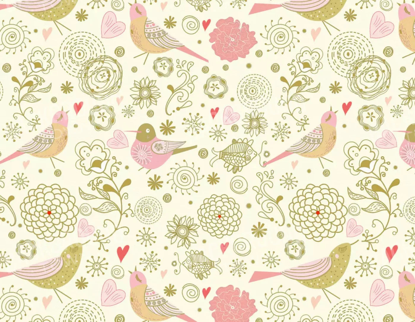 Song Bird 8X6 Fleece ( 96 X 72 Inch ) Backdrop