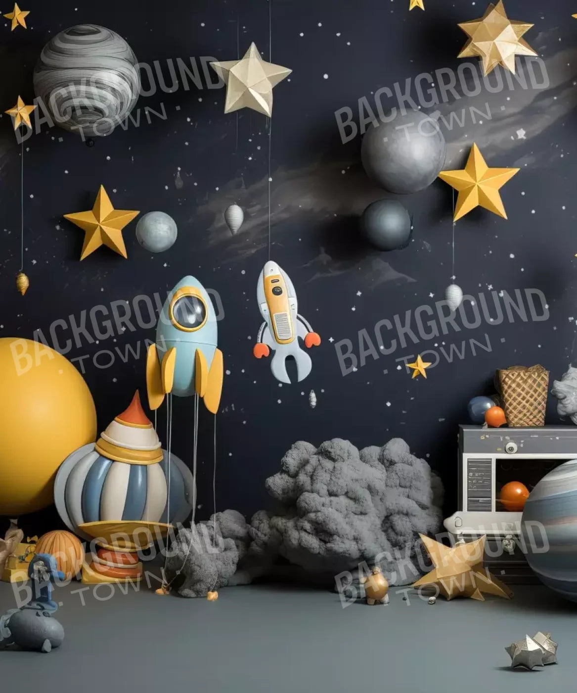Gray , Yellow , white Backdrop for Photography