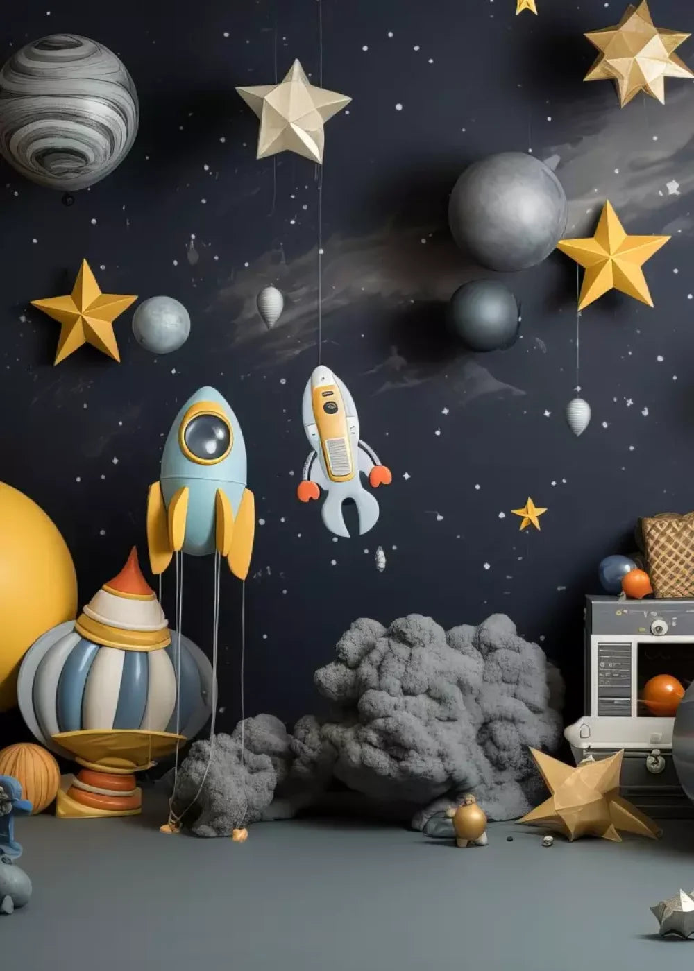 Space Cadet I 5’X7’ Ultracloth (60 X 84 Inch) Backdrop