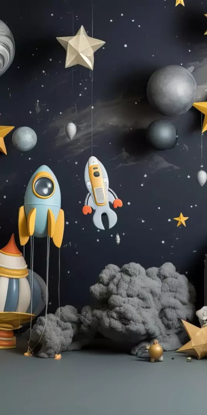 Space Cadet I 8’X16’ Ultracloth (96 X 192 Inch) Backdrop