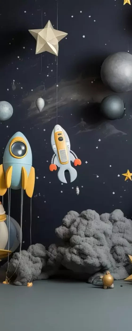 Space Cadet I 8’X20’ Ultracloth (96 X 240 Inch) Backdrop