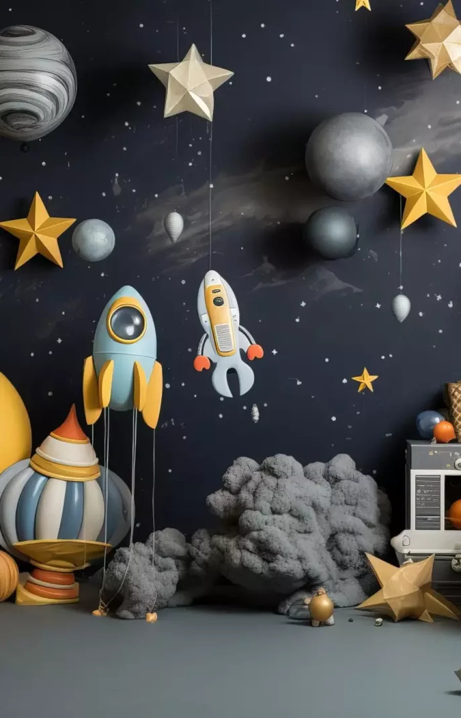 Space Cadet I 9’X14’ Ultracloth (108 X 168 Inch) Backdrop
