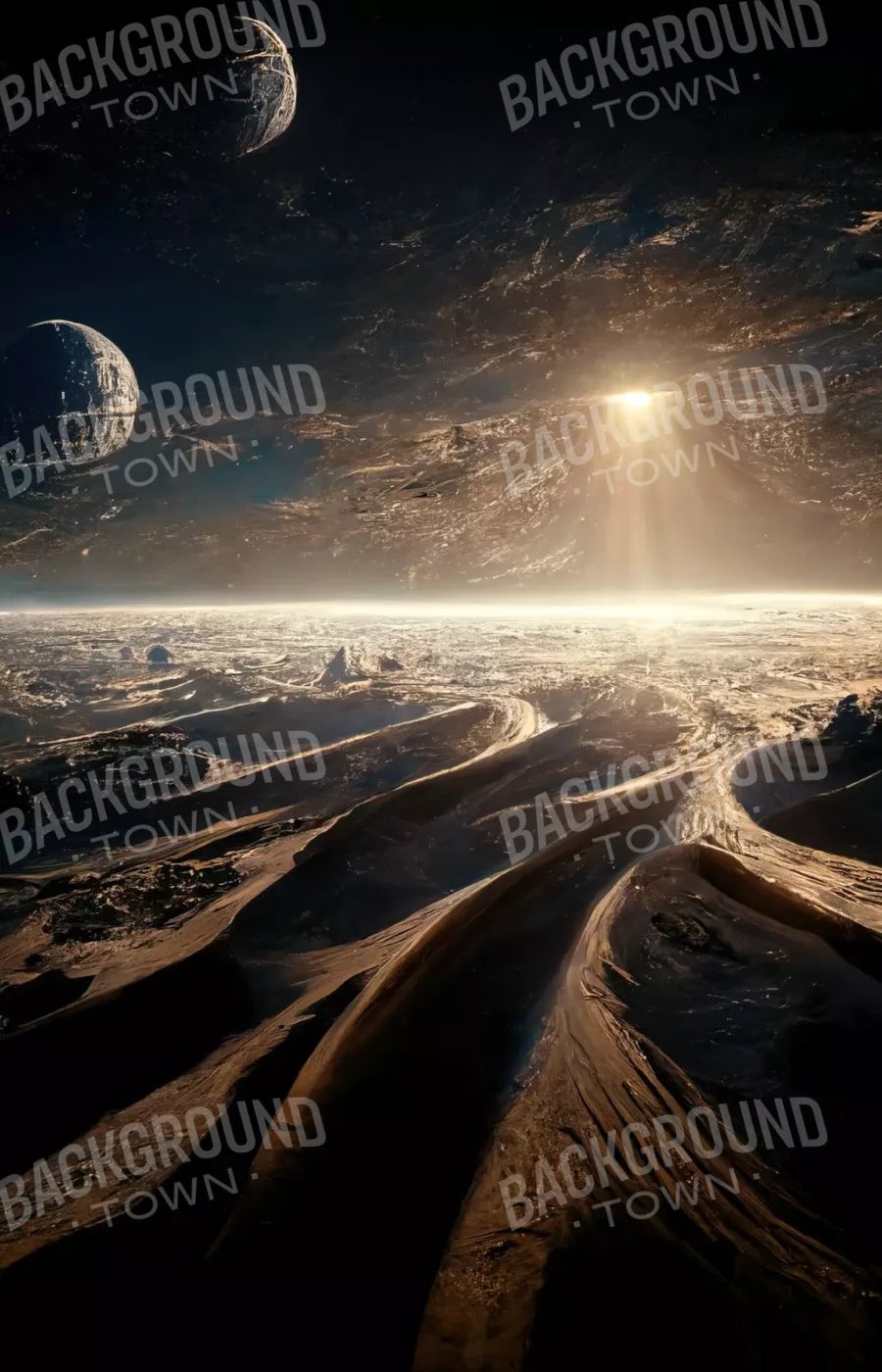 Space War I 8’X12’ Ultracloth (96 X 144 Inch) Backdrop