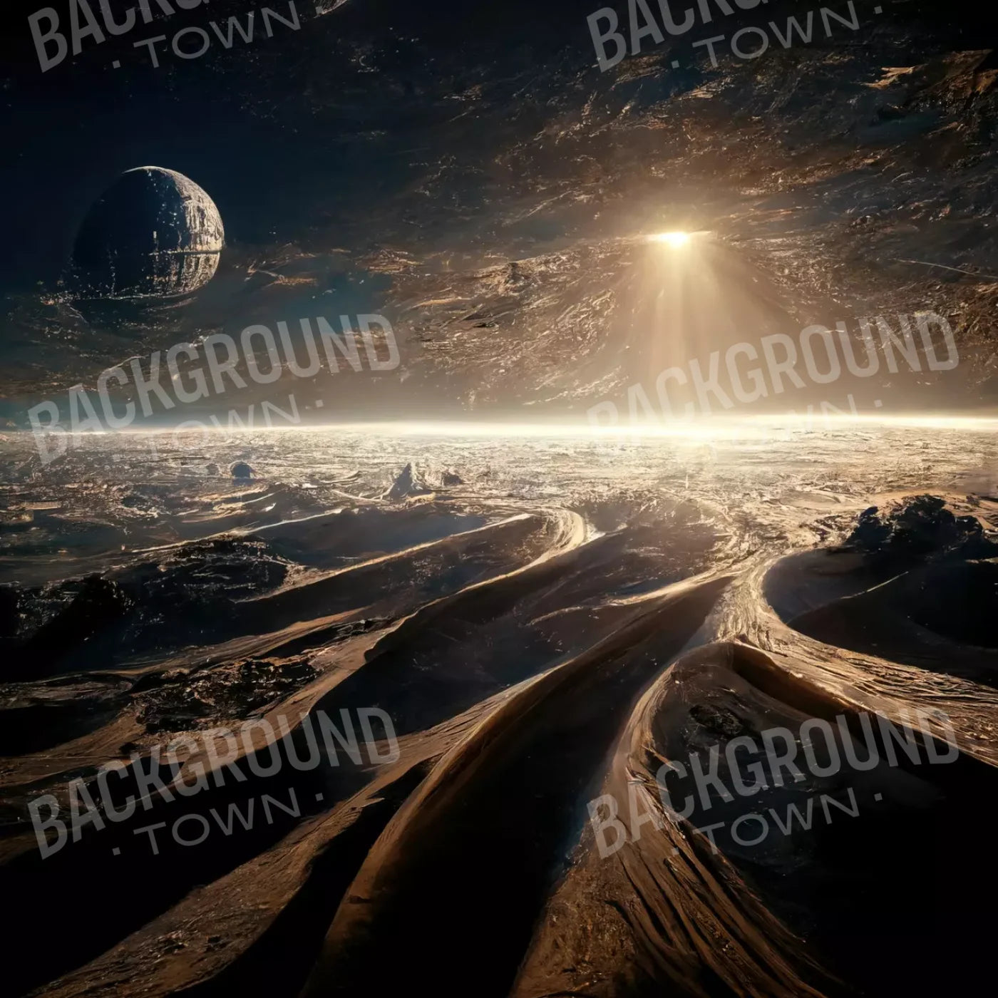 Space War I 8’X8’ Fleece (96 X Inch) Backdrop