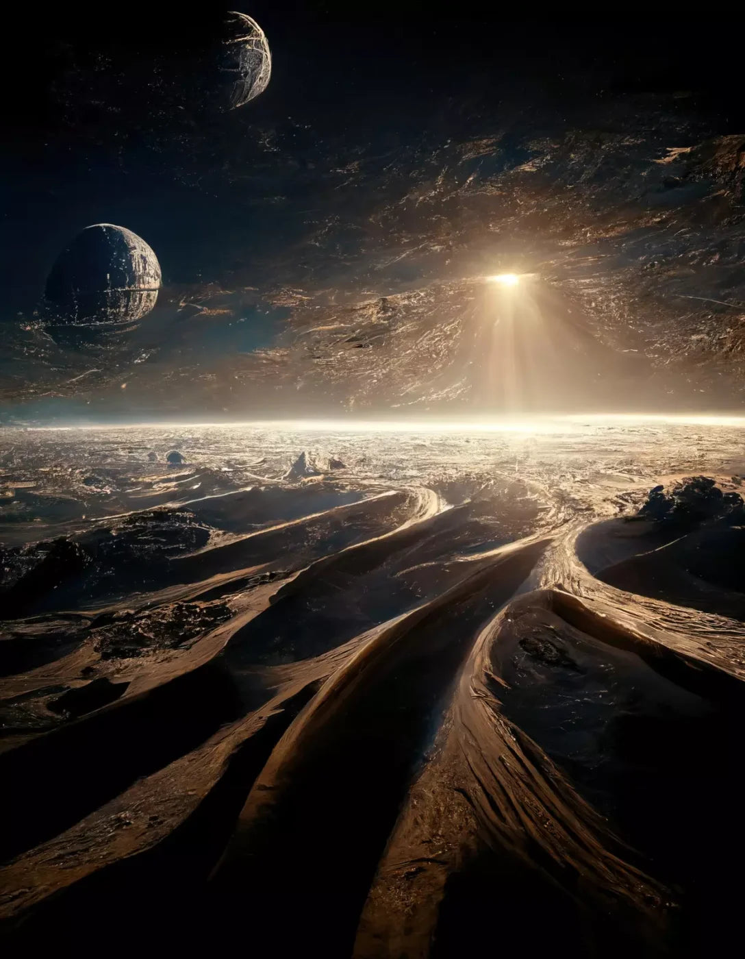 Space War I 6’X8’ Fleece (72 X 96 Inch) Backdrop