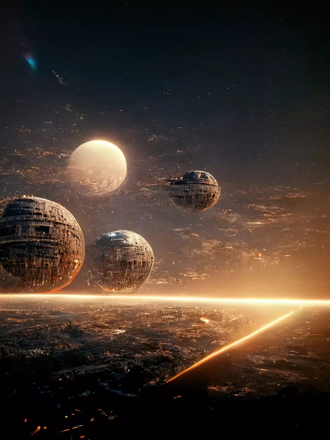 Space War Iii 5’X6’8’ Fleece (60 X 80 Inch) Backdrop