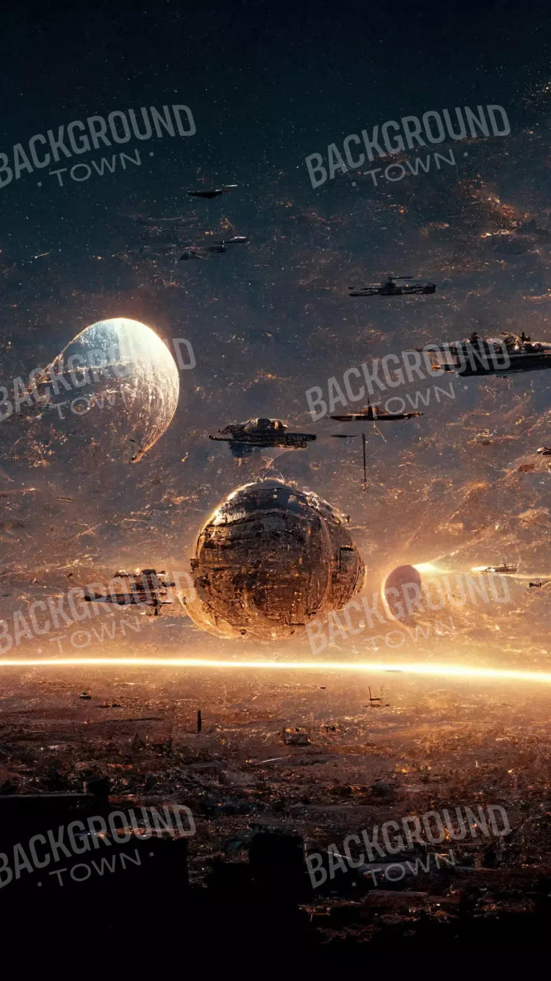 Space Warz 2 8’X14’ Ultracloth (96 X 168 Inch) Backdrop