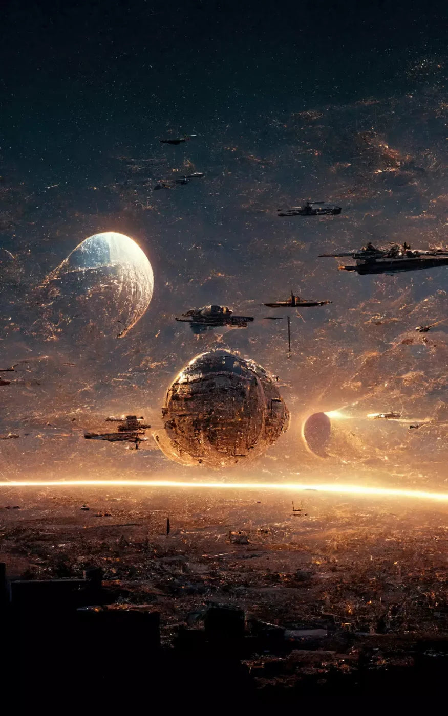 Space Warz 2 9’X14’ Ultracloth (108 X 168 Inch) Backdrop