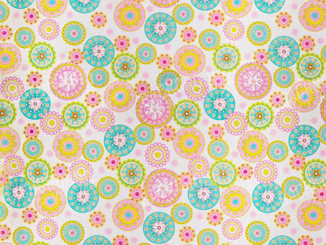 Spirograph 6’8x5’ Fleece (80 x 60 inch) Backdrop