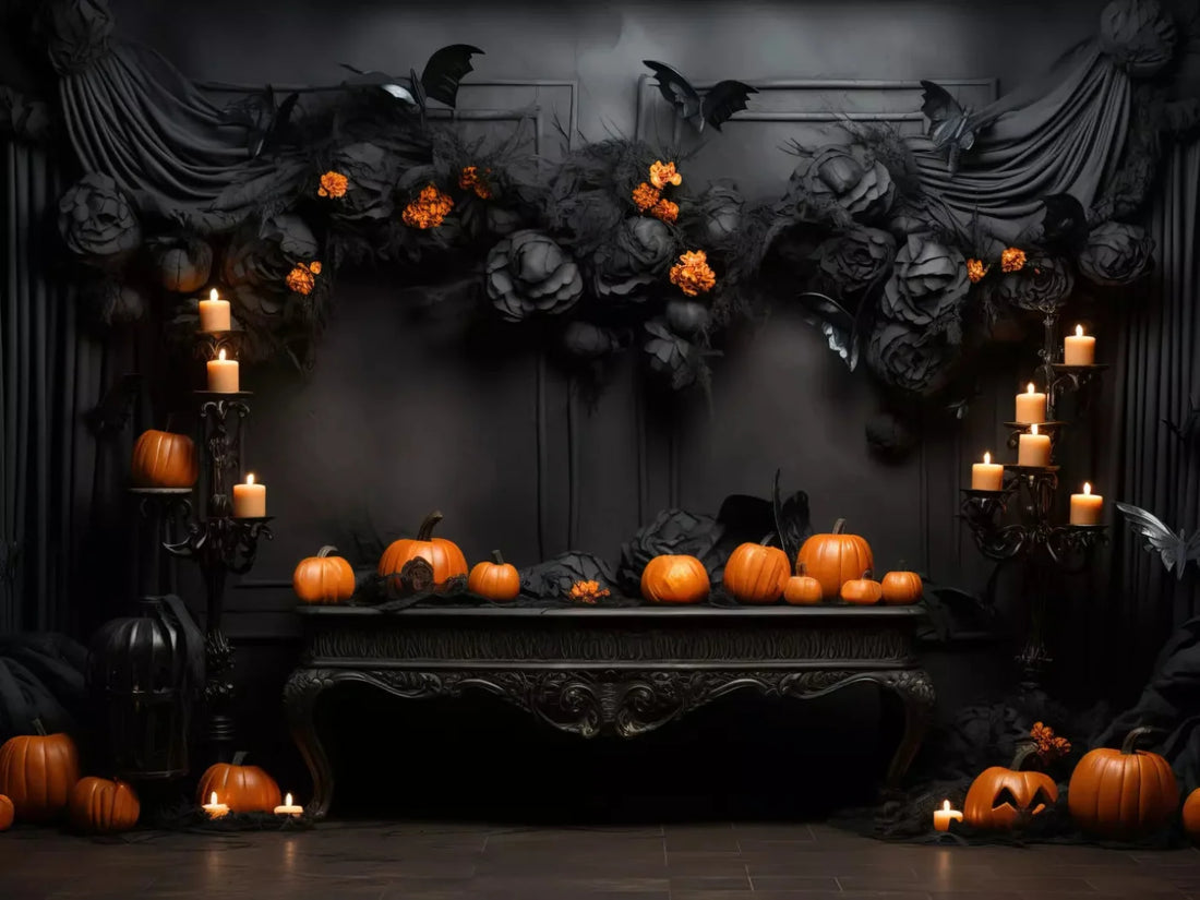 Spooktastic 68X5 Fleece ( 80 X 60 Inch ) Backdrop