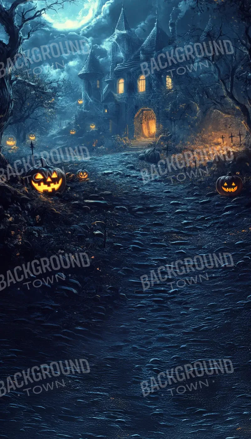 Spooky Neighbour Sweep 8’x14’ UltraCloth for Westcott X-Drop Pro (96 x 168 inch) Backdrop