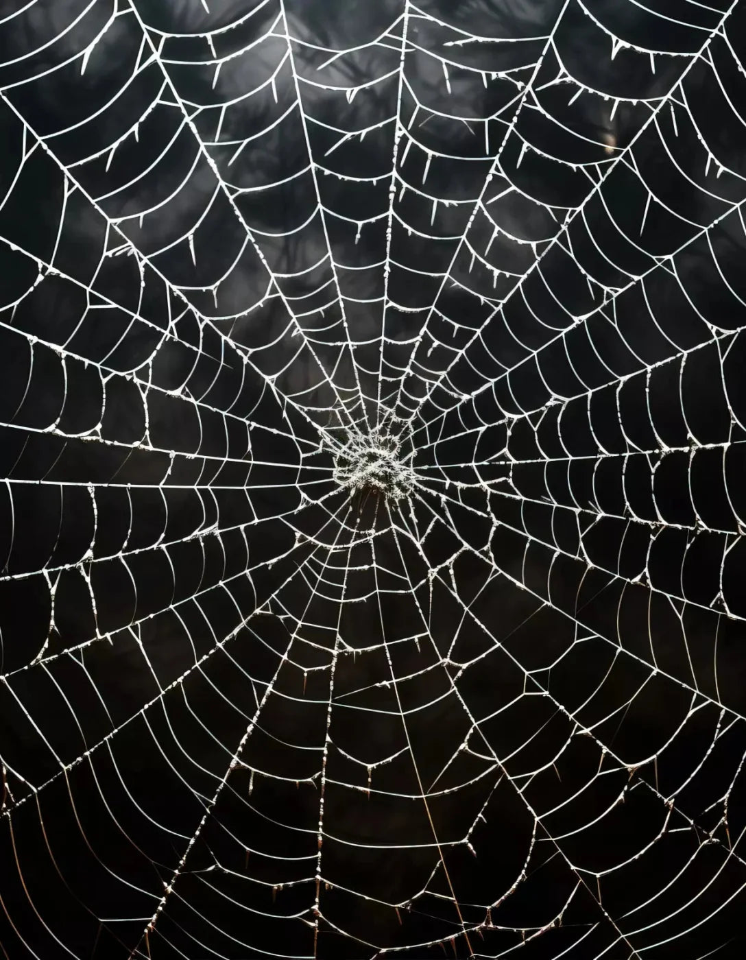Spooky Spider Web 6X8 Fleece ( 72 X 96 Inch ) Backdrop