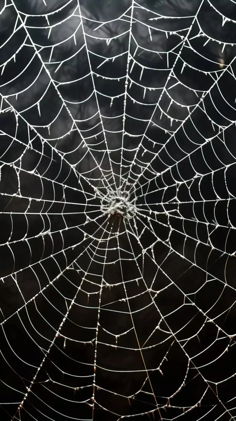 Spooky Spider Web 8X14 Ultracloth ( 96 X 168 Inch ) Backdrop