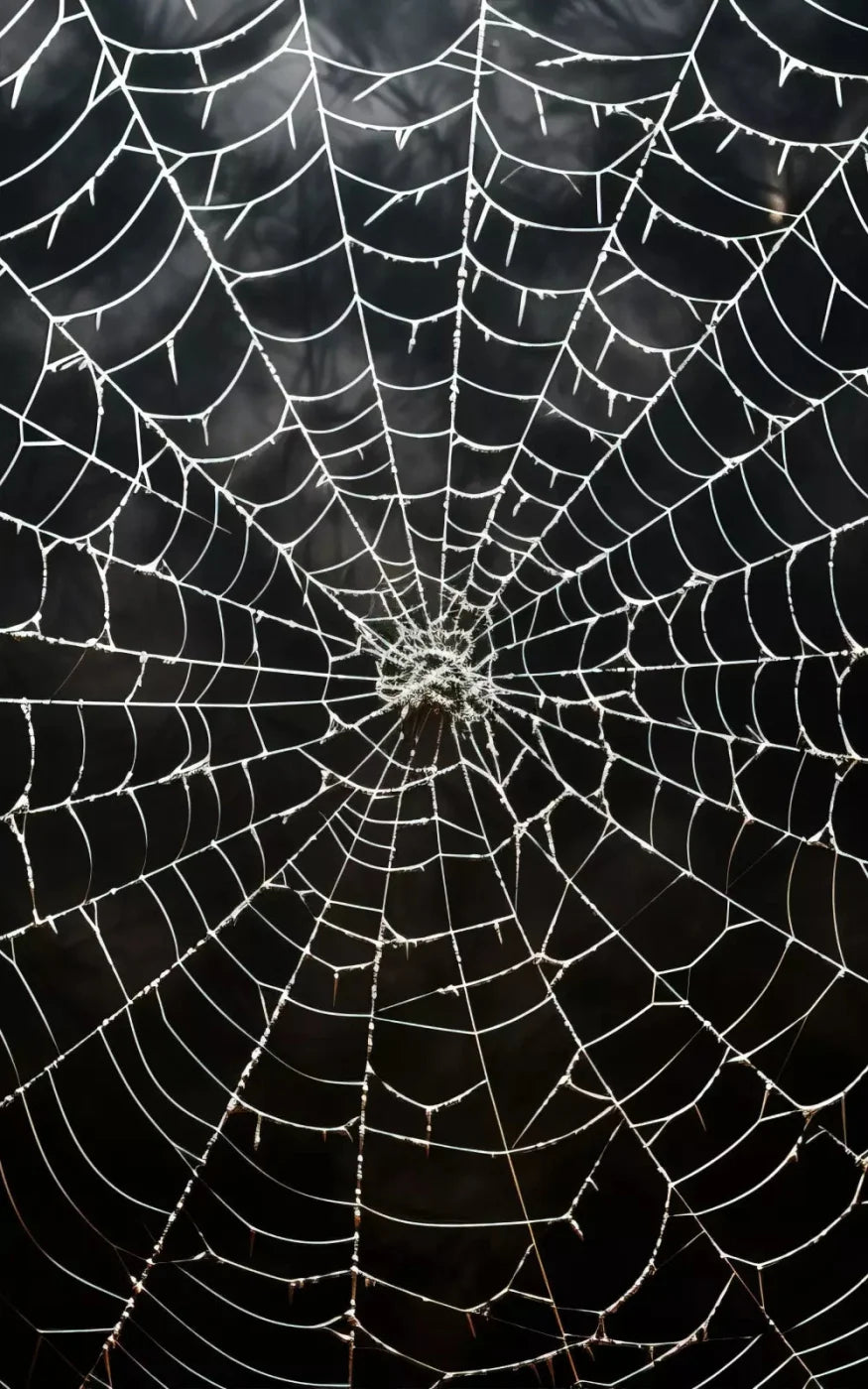 Spooky Spider Web 9X14 Ultracloth ( 108 X 168 Inch ) Backdrop