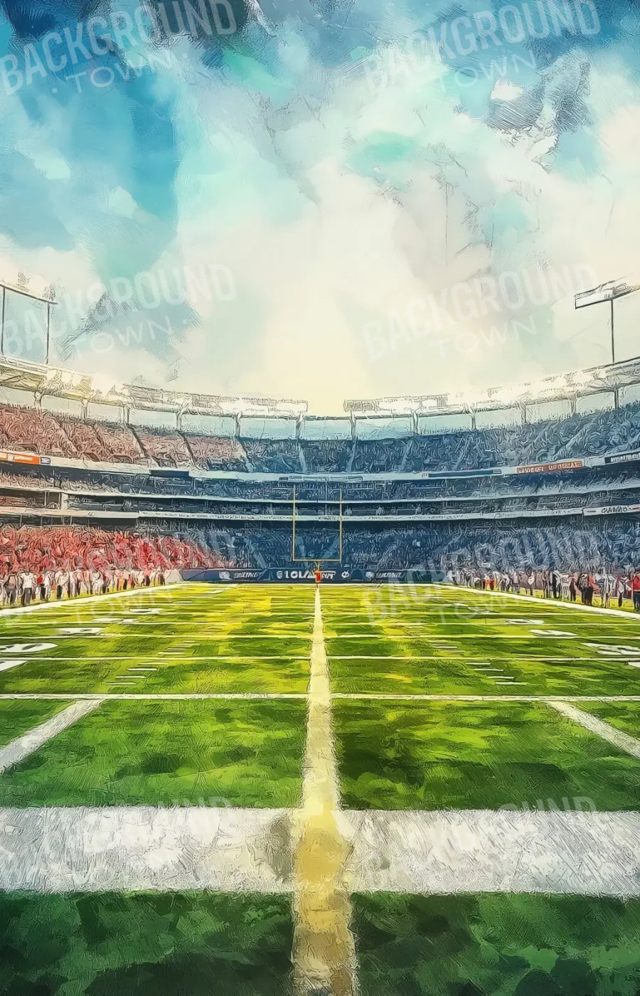 Sports Field 9’x14’ UltraCloth (108 x 168 inch) Backdrop
