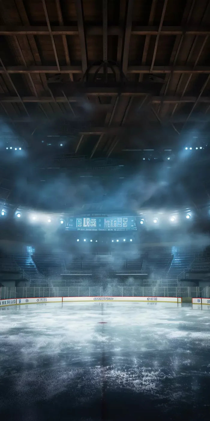 Sports Hockey On Ice 8’X16’ Ultracloth (96 X 192 Inch) Backdrop
