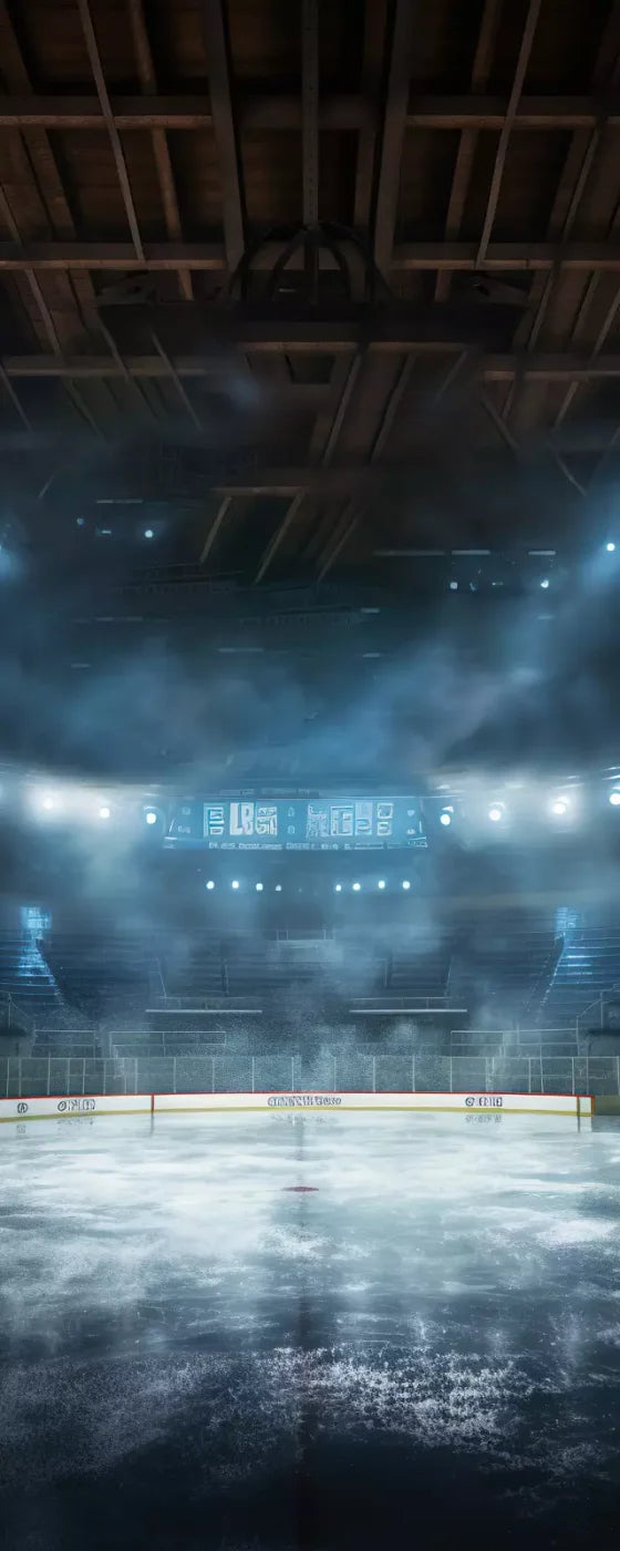 Sports Hockey On Ice 8’X20’ Ultracloth (96 X 240 Inch) Backdrop