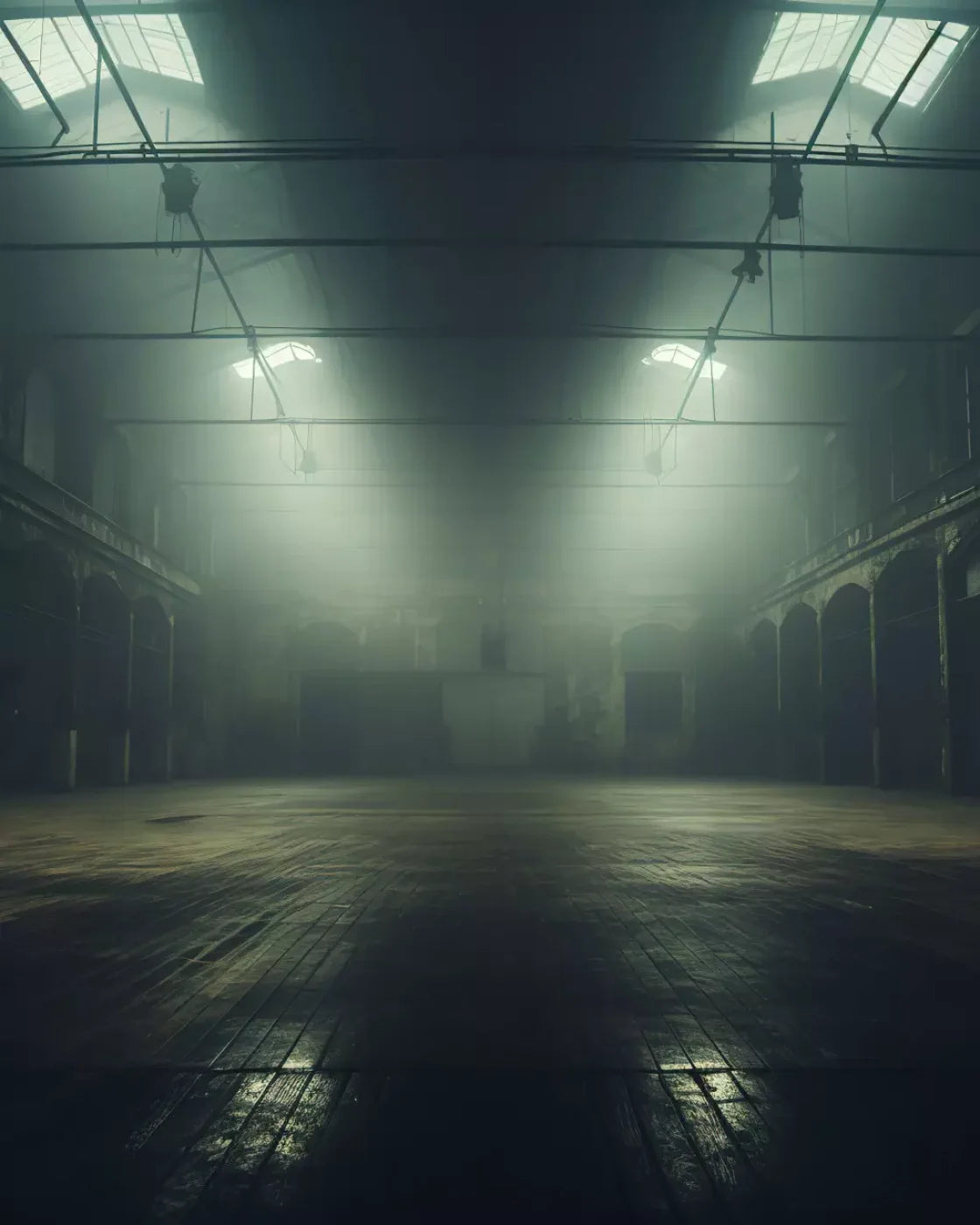 Sports Indoor V 8’X10’ Fleece (96 X 120 Inch) Backdrop