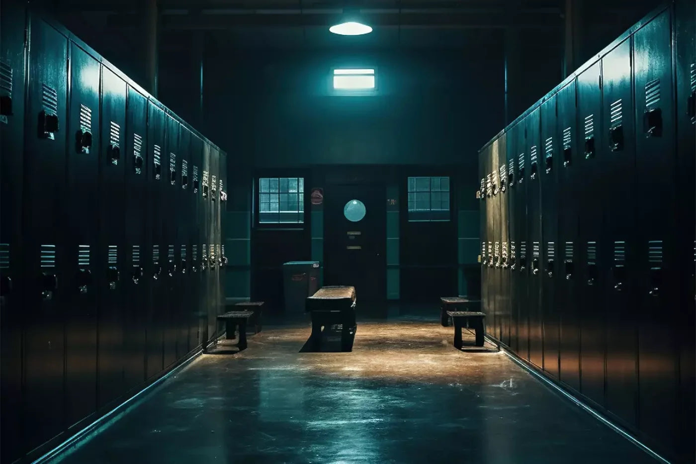 Sports Locker Room Cool 12’X8’ Ultracloth (144 X 96 Inch) Backdrop