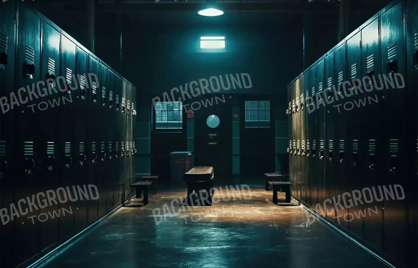 Sports Locker Room Cool 14’X9’ Ultracloth (168 X 108 Inch) Backdrop