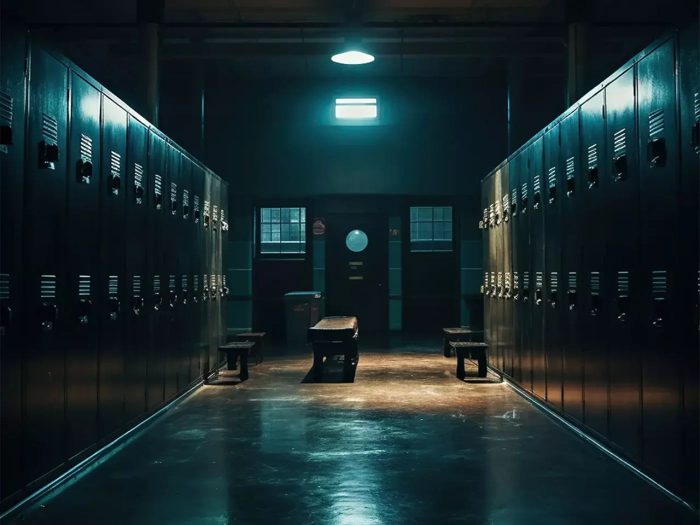 Sports Locker Room Cool 8’X6’ Fleece (96 X 72 Inch) Backdrop