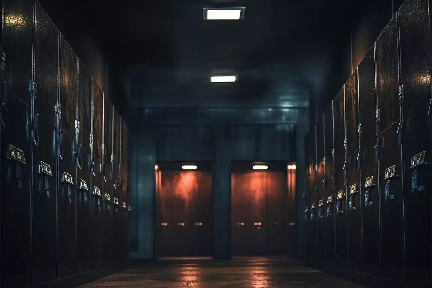 Sports Locker Room Warm 12’X8’ Ultracloth (144 X 96 Inch) Backdrop