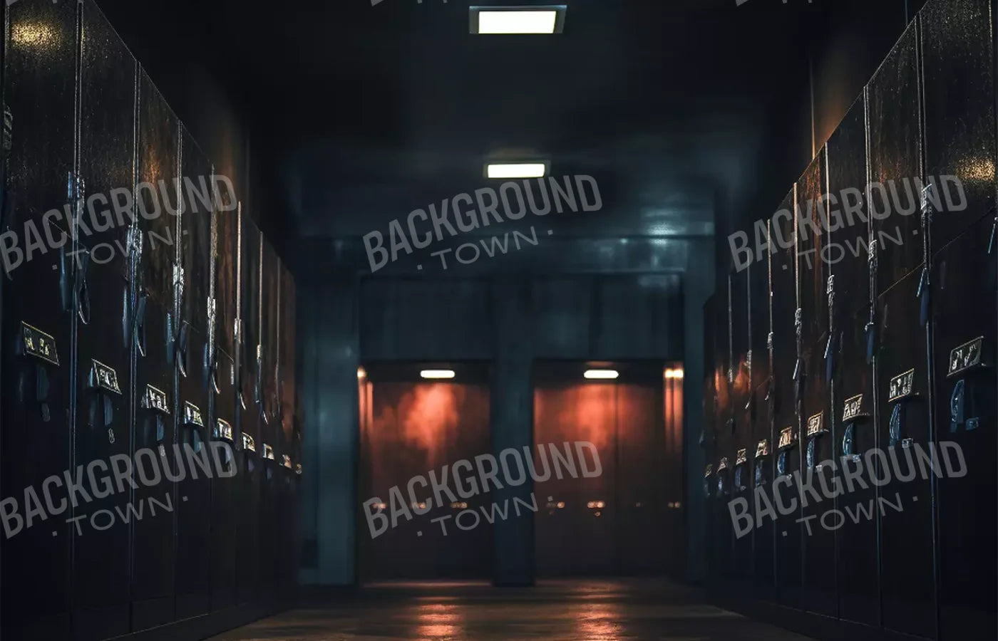 Sports Locker Room Warm 14’X9’ Ultracloth (168 X 108 Inch) Backdrop