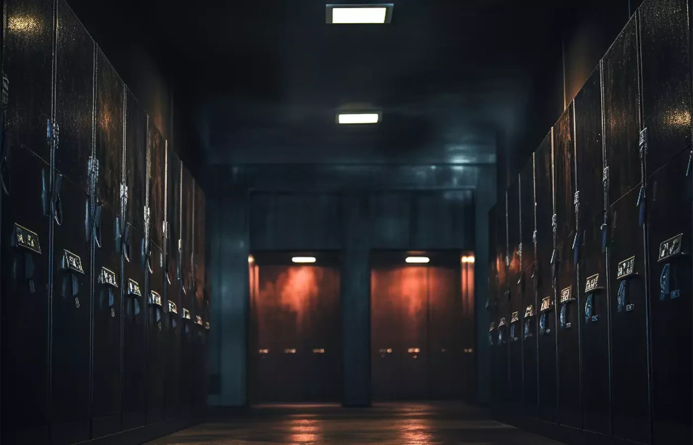 Sports Locker Room Warm 14’X9’ Ultracloth (168 X 108 Inch) Backdrop