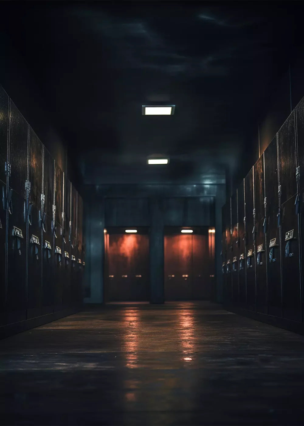 Sports Locker Room Warm 5’X7’ Ultracloth (60 X 84 Inch) Backdrop