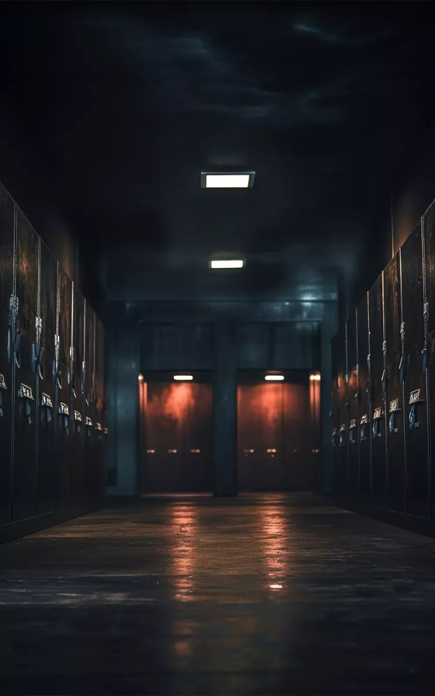 Sports Locker Room Warm 5’X8’ Ultracloth (60 X 96 Inch) Backdrop