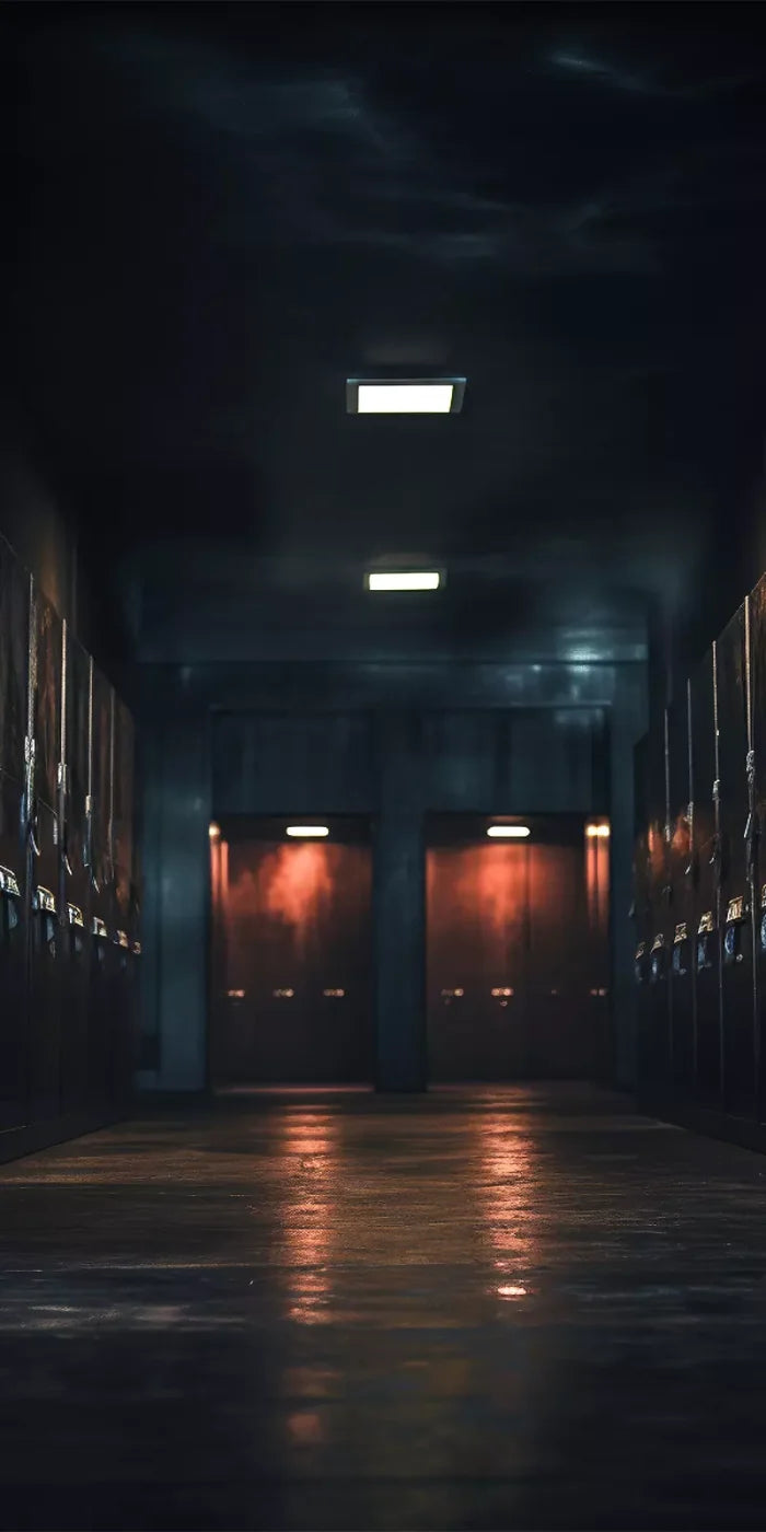 Sports Locker Room Warm 8’X16’ Ultracloth (96 X 192 Inch) Backdrop