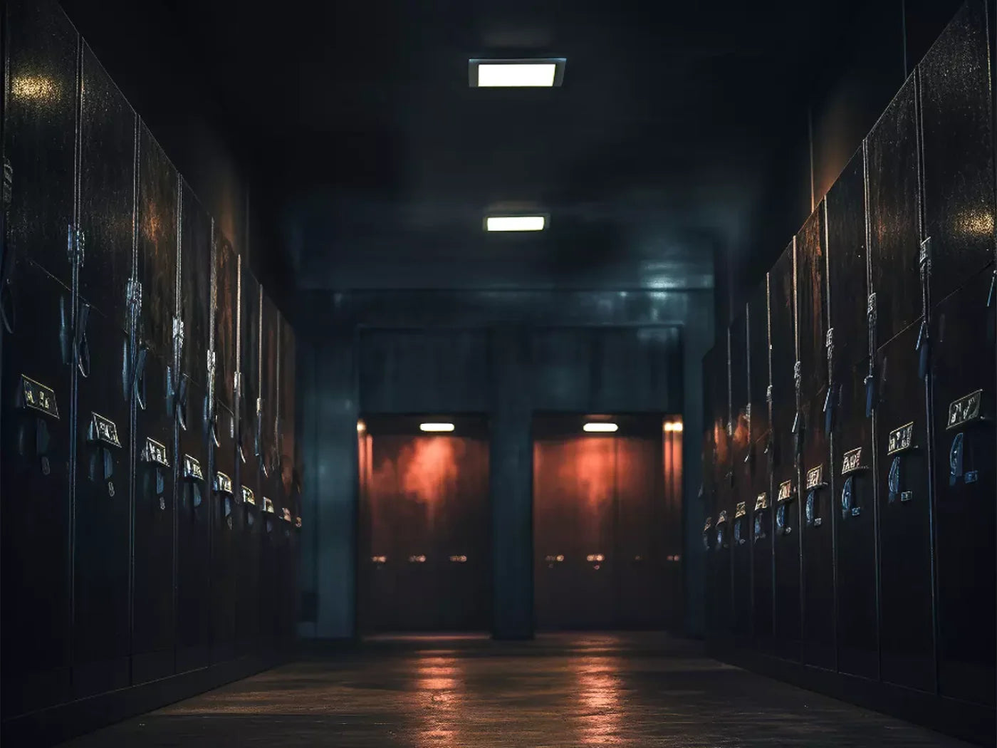 Sports Locker Room Warm 8’X6’ Fleece (96 X 72 Inch) Backdrop