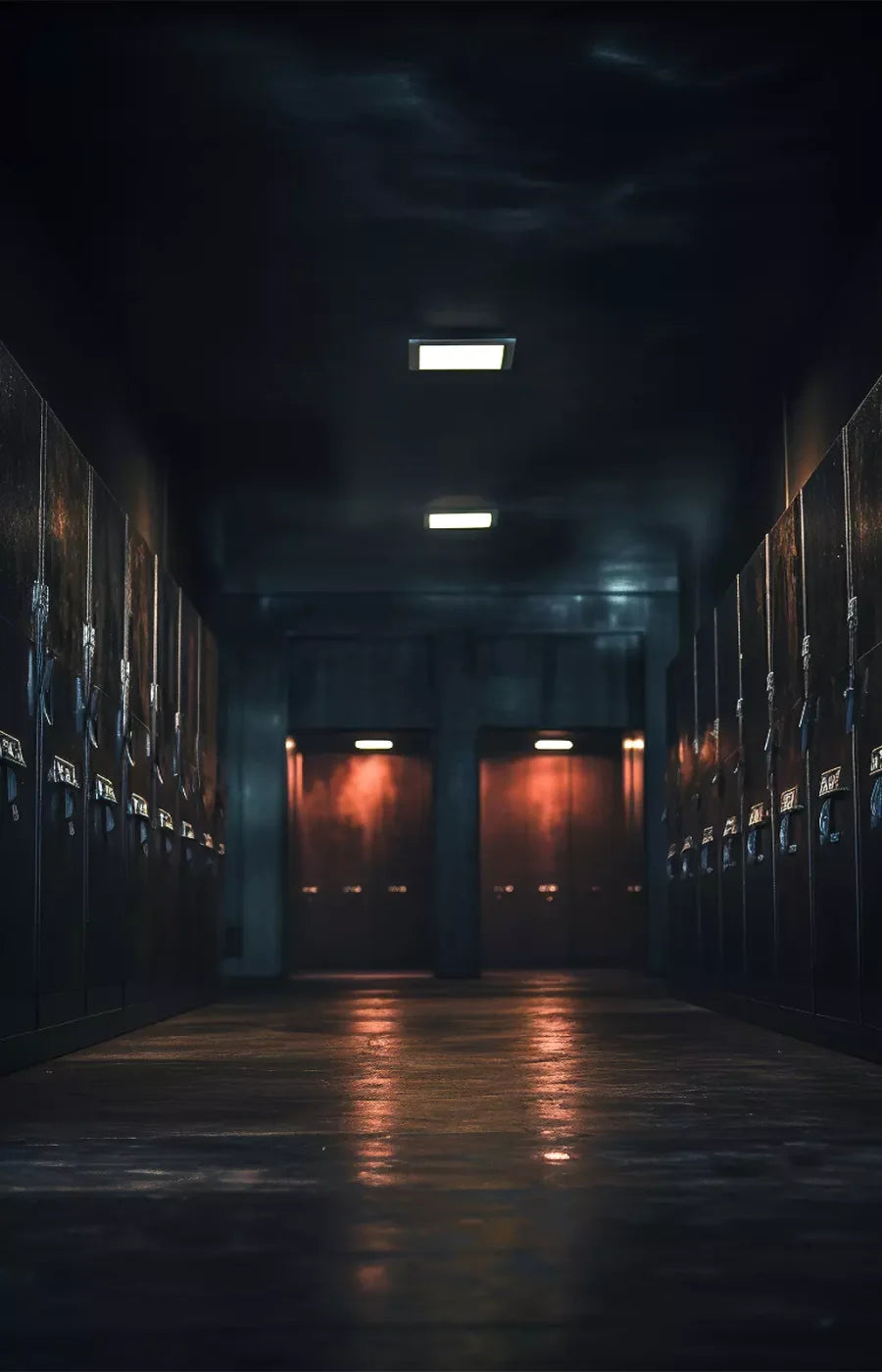 Sports Locker Room Warm 9’X14’ Ultracloth (108 X 168 Inch) Backdrop