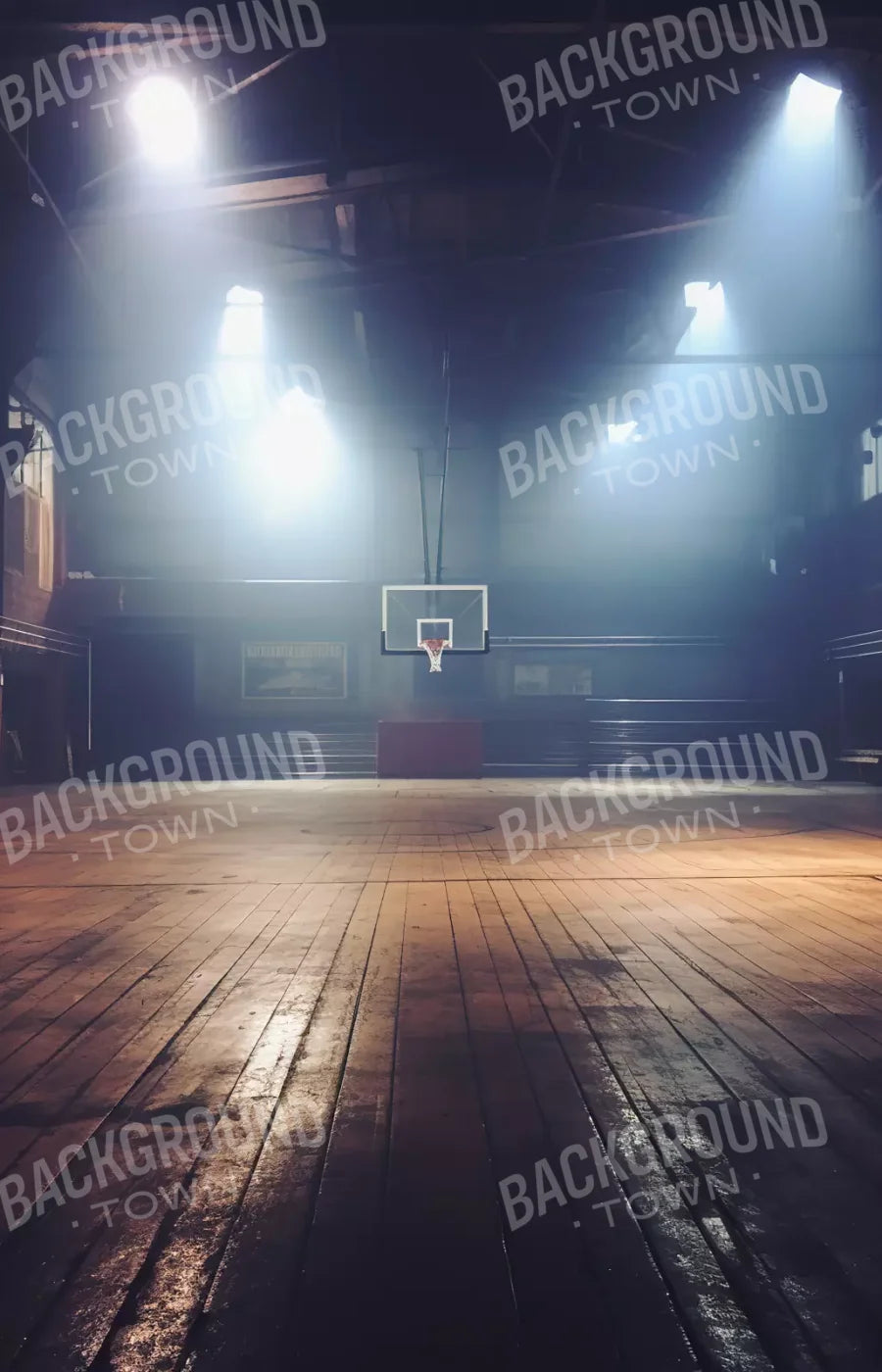 Sports On The Court Vintage Ii 9’X14’ Ultracloth (108 X 168 Inch) Backdrop