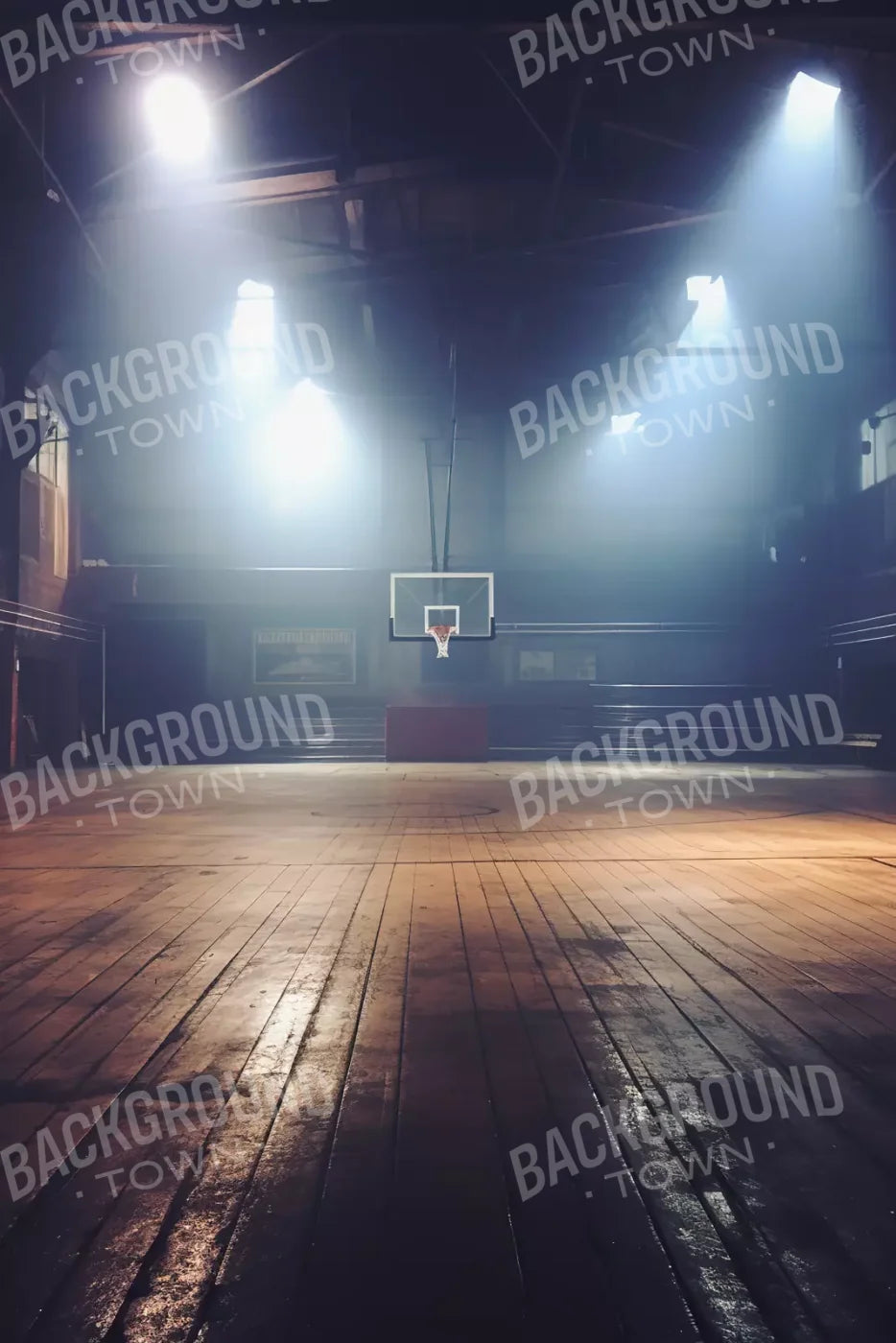 Sports On The Court Vintage Ii 8’X12’ Ultracloth (96 X 144 Inch) Backdrop