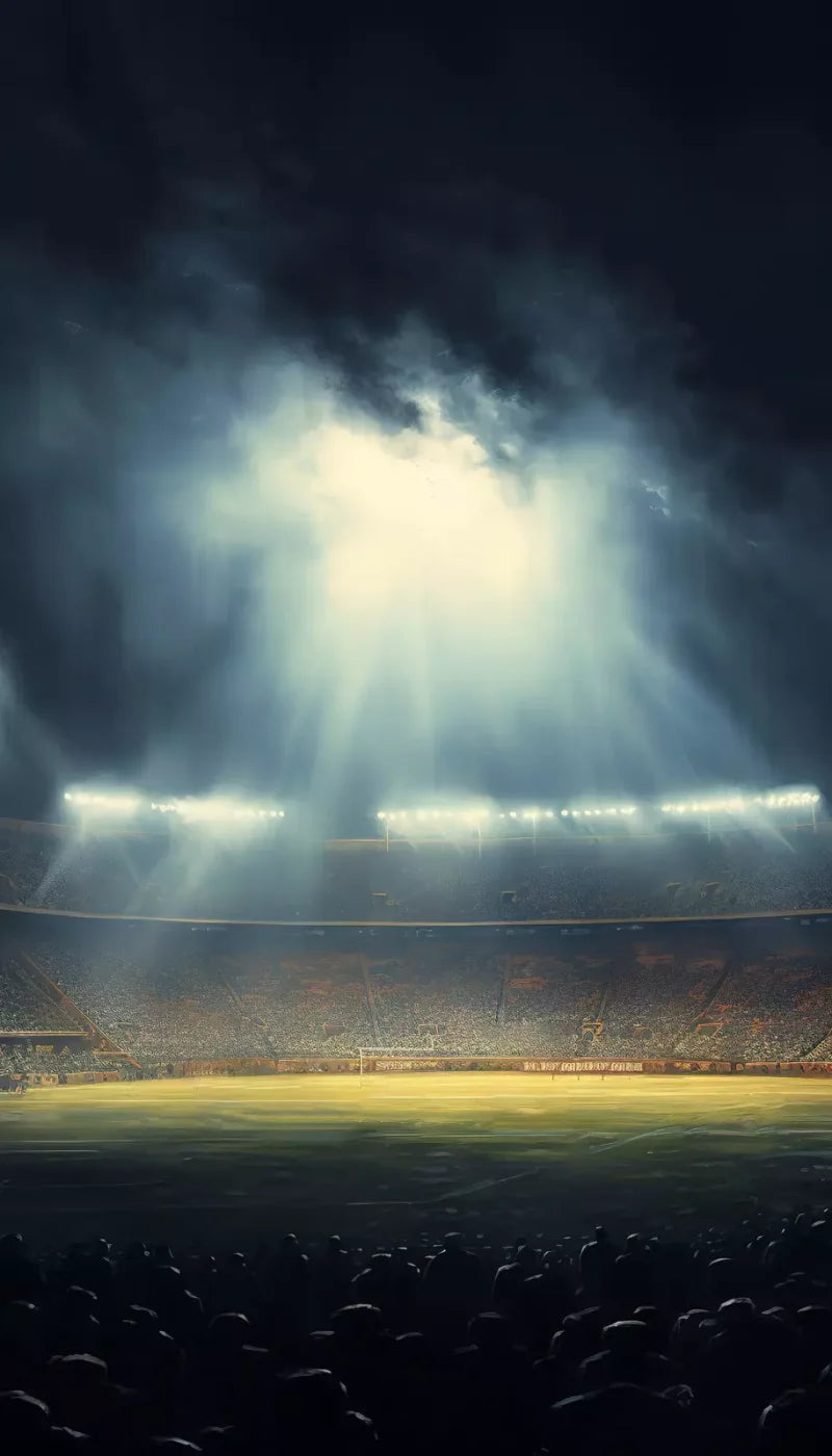 Sports Stadium Friday Night Lights I 8’X14’ Ultracloth (96 X 168 Inch) Backdrop