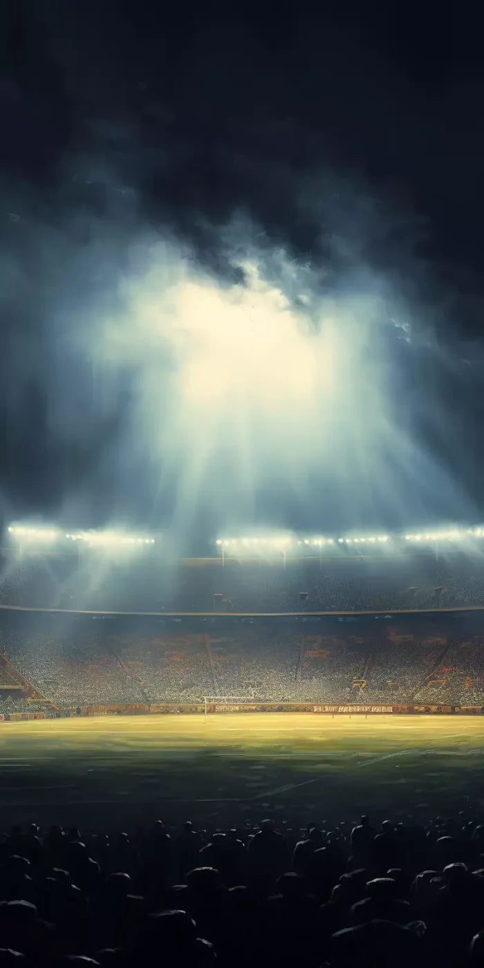 Sports Stadium Friday Night Lights I 8’X16’ Ultracloth (96 X 192 Inch) Backdrop