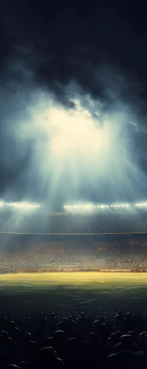 Sports Stadium Friday Night Lights I 8’X20’ Ultracloth (96 X 240 Inch) Backdrop