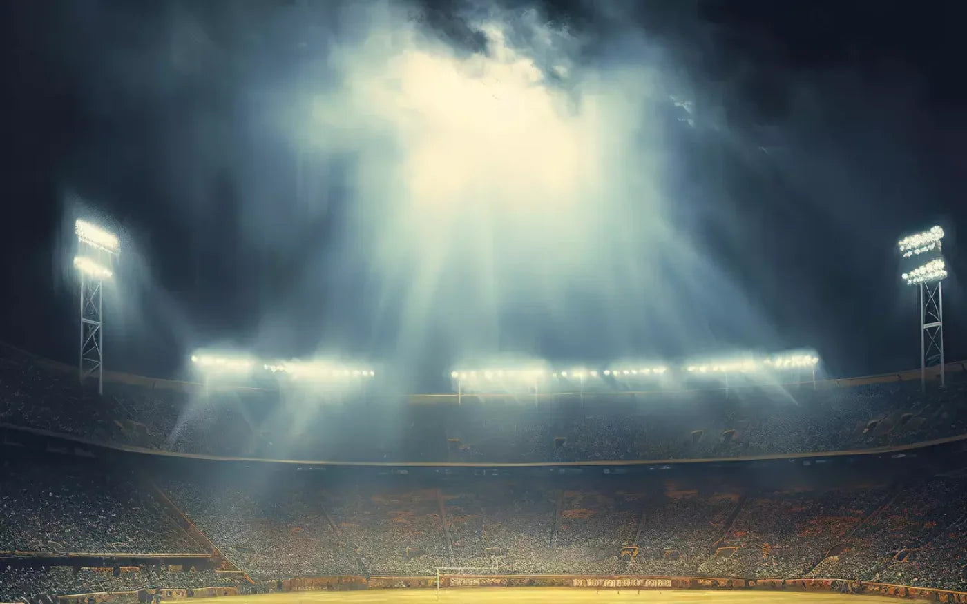 Sports Stadium Friday Night Lights I 8’X5’ Ultracloth (96 X 60 Inch) Backdrop